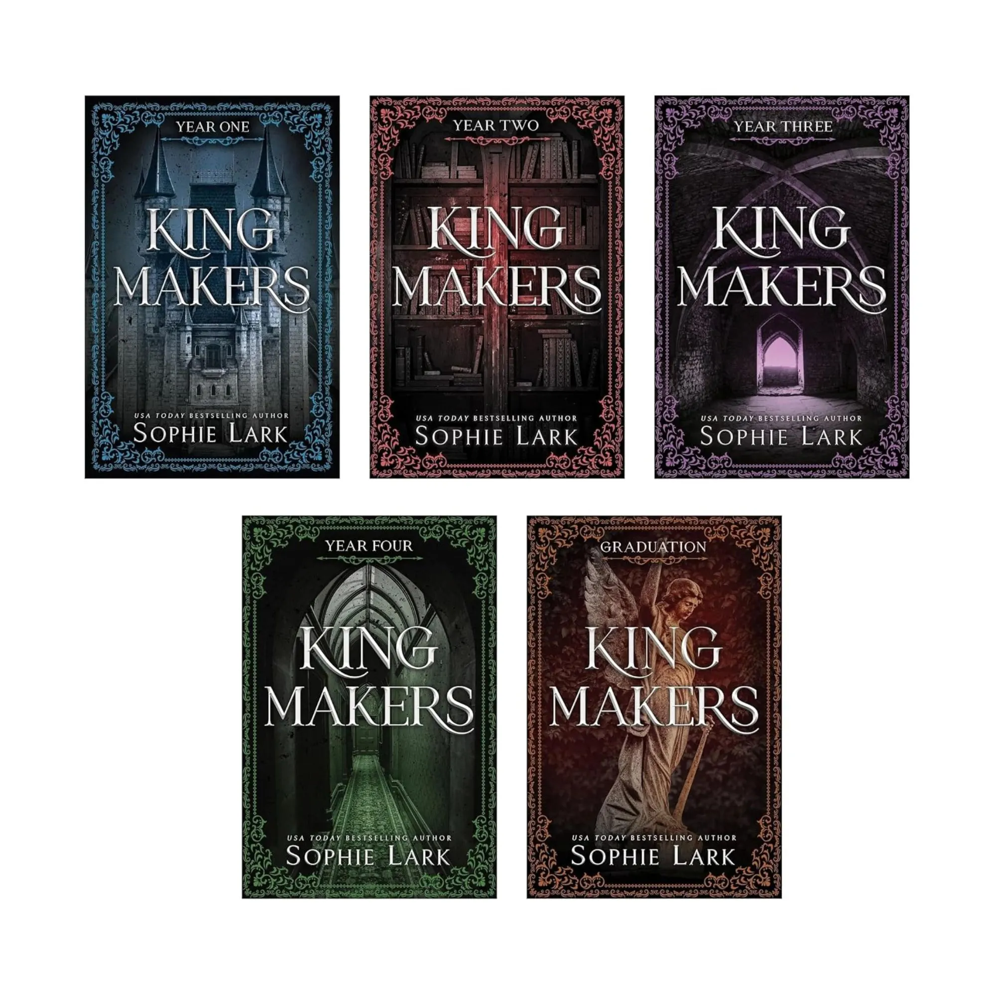 Kingmakers Series: 5-Book Collection Set (Year One, Year Two, Year Three, Year Four, Graduation)
